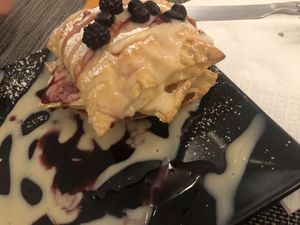 Layer cake at La Libellula Ristorante Bistrot in Udine