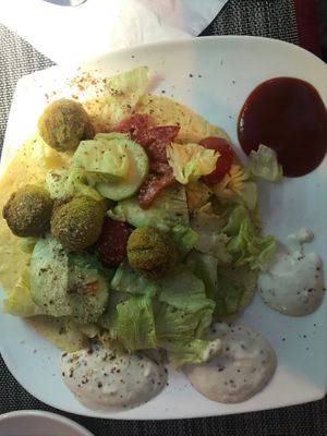 Chickpea balls at La Libellula Ristorante Bistrot in Udine
