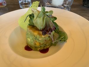 Avocado-Törtchen at Strandoase in Sylt