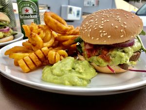 Vegan Burger  at Twisters Sylt in Westerland