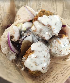  at Falafel Vegano - Food Stall in Barcelona