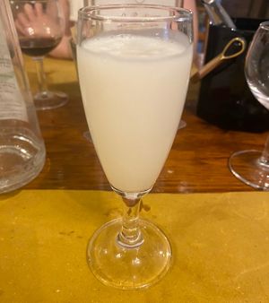 Sorbetto al limone   at La Rusticana in Citta Santangelo