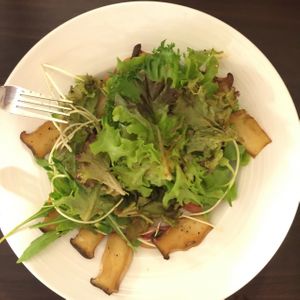 mushroom salad at Veggie Bean in Koh Samui