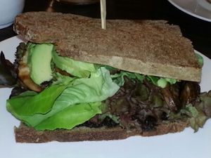avocado pesto sandwich at Veggie Bean in Koh Samui