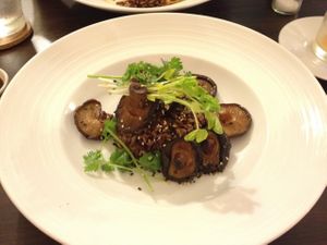 Shiitake mushrooms at Veggie Bean in Koh Samui