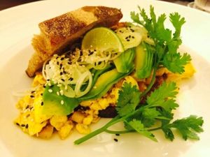 Curry tofu  at Veggie Bean in Koh Samui