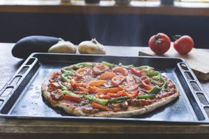 Pizza at A Cova Dos Ratos in Vigo