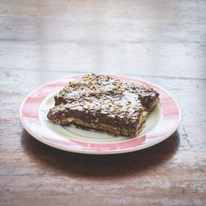 Chocolate cake at A Cova Dos Ratos in Vigo