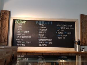 Eiskarte at Raphaels Eismanufaktur in Muenster