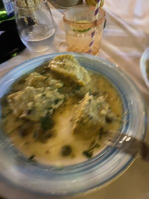Lobster ravioli  at Full Bloom in Miami Beach