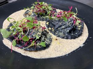 #BlackRavioli
#VeganMenu
#MainCourse
#GourmetVeganCuisine
#GlutenFree #NutFree at Full Bloom in Miami Beach