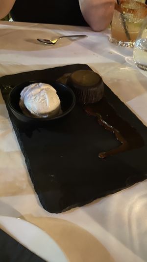 Lava cake at Full Bloom in Miami Beach