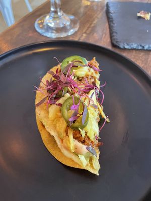 Tostadas  at Full Bloom in Miami Beach