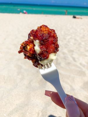 Guava Bbq Cauli Wings at Full Bloom in Miami Beach