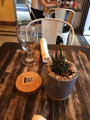 Table decoration  at Full Bloom in Miami Beach