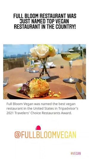 We are the Best of the Best Vegan restaurants in the USA and we have a proof also!!! 

Thank you TripAdvisor for the award but most of all our customers for your love and support!! at Full Bloom in Miami Beach