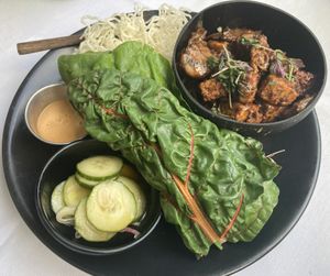 Lettuce Wraps at Full Bloom in Miami Beach