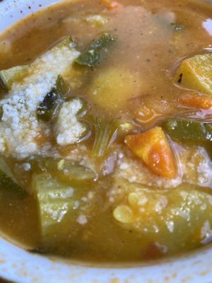 Minestrone Vegan Soup  at Full Bloom in Miami Beach