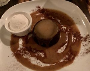 Lava cake!  at Full Bloom in Miami Beach