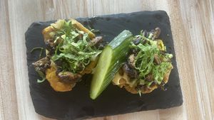 Tostones  at Full Bloom in Miami Beach