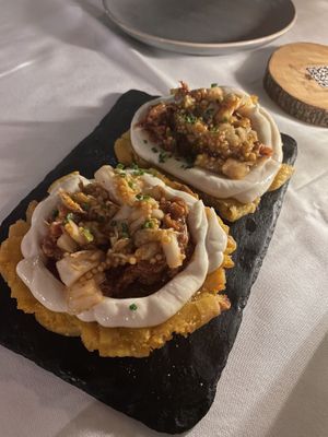 Patacones  at Full Bloom in Miami Beach