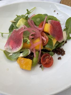 Summer salad  at Full Bloom in Miami Beach