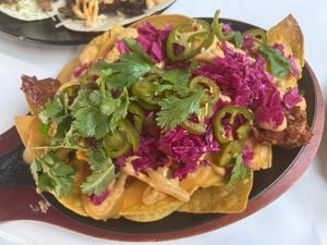 Nachos  at Full Bloom in Miami Beach