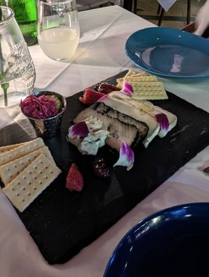 Cheese plate at Full Bloom in Miami Beach