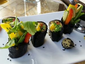 sushi at Full Bloom in Miami Beach