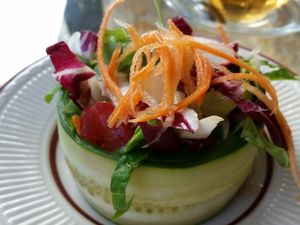 salad at Full Bloom in Miami Beach