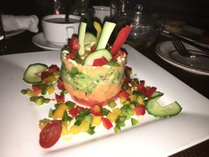 avocado and sweet potatoe at Full Bloom in Miami Beach