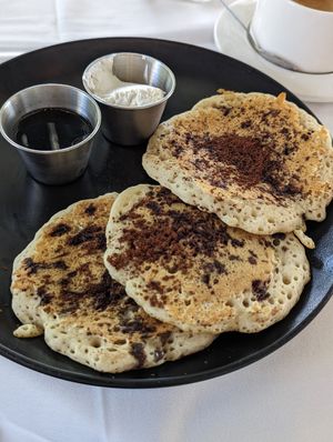 Tiramisu Pancakes at Full Bloom in Miami Beach