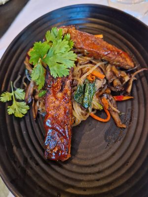 Shogun noodles at Full Bloom in Miami Beach