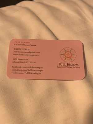   at Full Bloom in Miami Beach