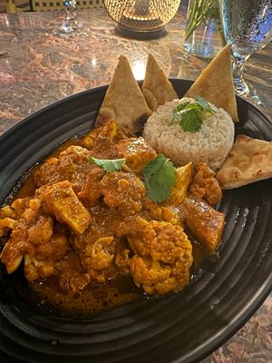 Tofu & cauliflower makhani at Full Bloom in Miami Beach