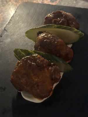 Buffalo cauliflower wings  at Full Bloom in Miami Beach