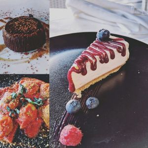 Vegan Ravioli, Lava Cake & Cheesecake at Full Bloom in Miami Beach