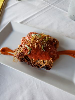 Daily special: Plantain Lasagna  at Full Bloom in Miami Beach