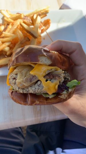 Impossible Burguer at Full Bloom in Miami Beach