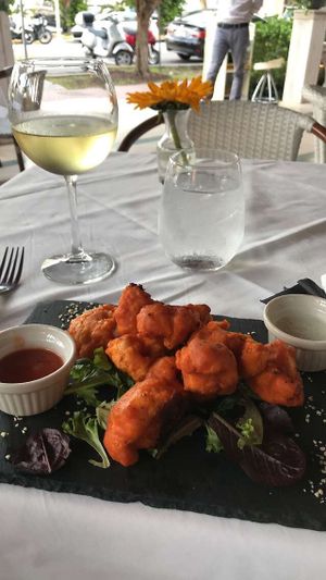 Roasted cauliflower wings  at Full Bloom in Miami Beach