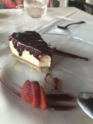 "cheese" cake at Full Bloom in Miami Beach