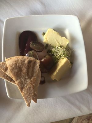 vegan cheese plate at Full Bloom in Miami Beach