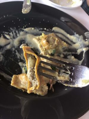 ravioli  at Full Bloom in Miami Beach