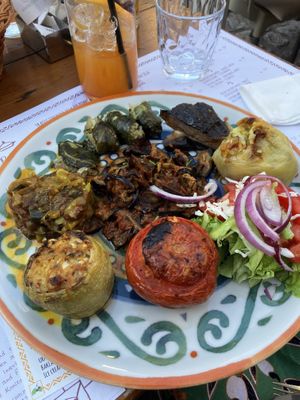 vegan plate no. 1  at Kaldrma in Bar