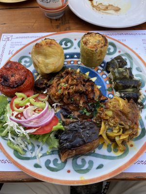 vegan plate no. 2  at Kaldrma in Bar