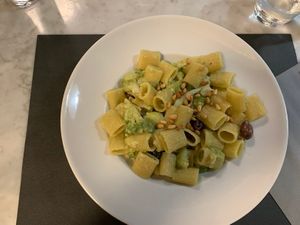 Pasta broccoli at Pasta and Social in Rome