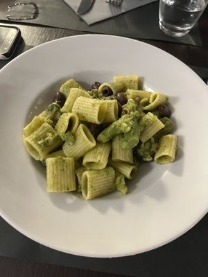 Broccoli pine nuts olives   at Pasta and Social in Rome