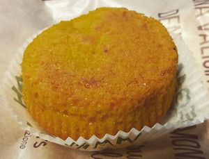 Vegan carrot cake at Moka Bar and Snack in Rome