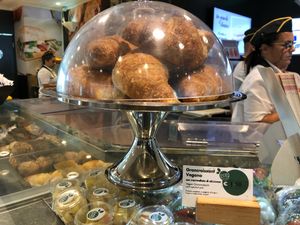 Croissants filled with jam at Moka Bar and Snack in Rome