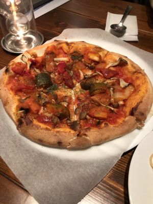 Veggie pizza (vegan) #Veganuary at Cuccagna  in Ise